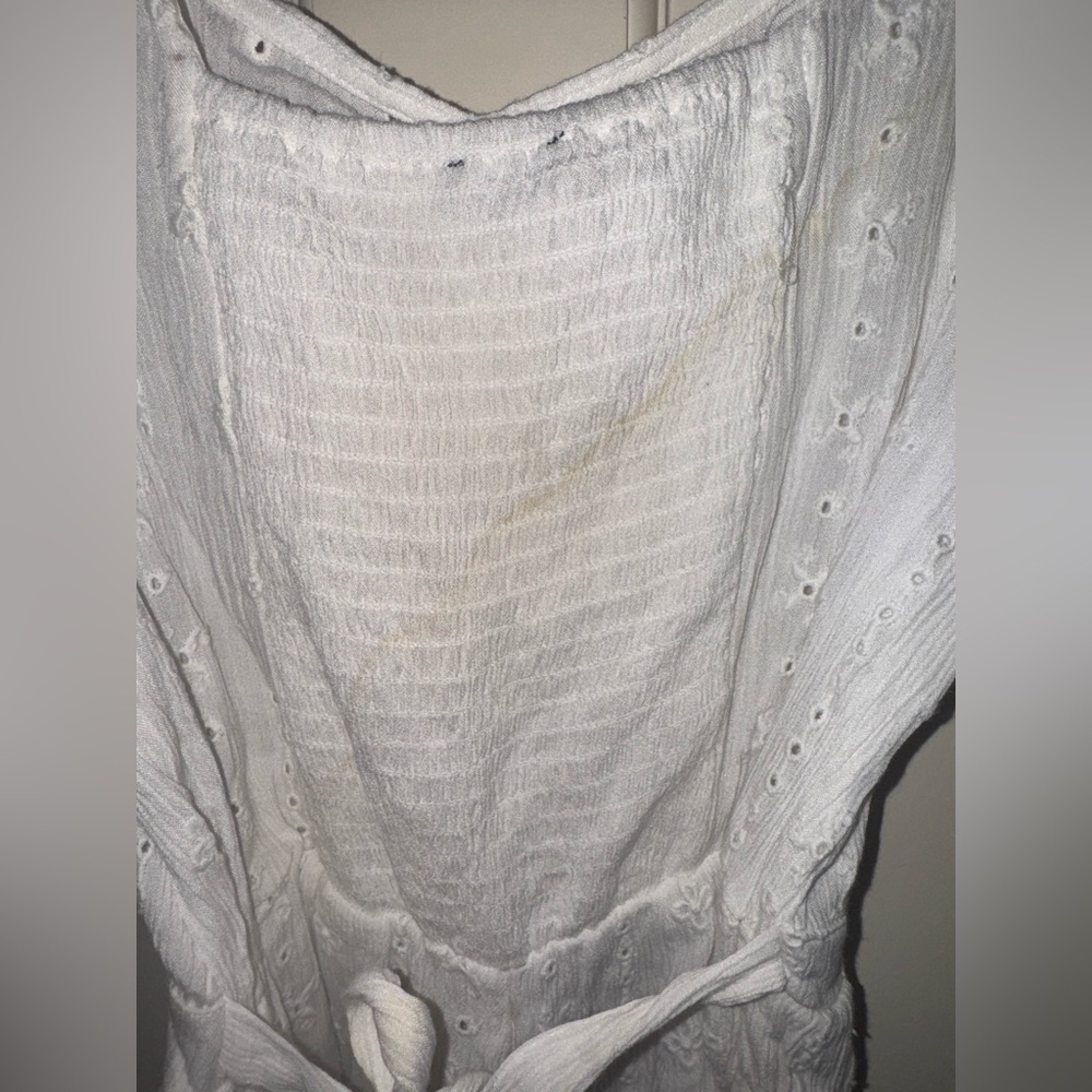 Dex white eyelet lace Romper - Picture 6 of 8